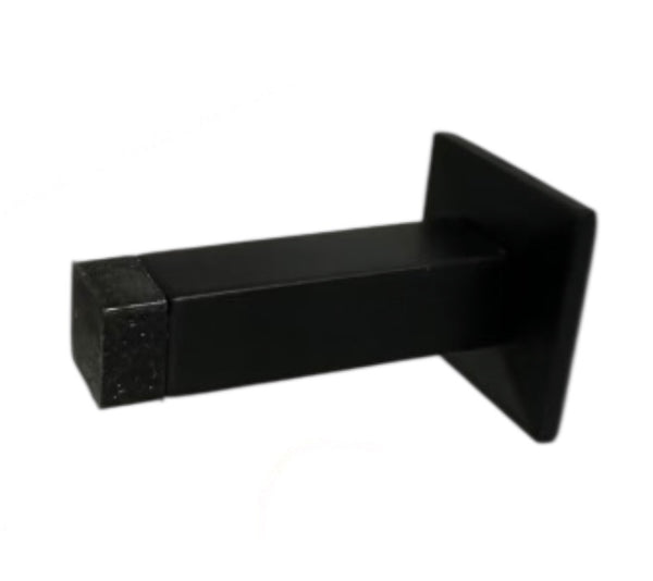 Zentri 3170 Square Door Stop — Matt Black